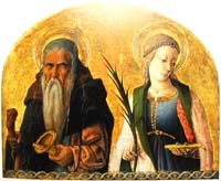 大修道院長アントニウスと聖女ルチア